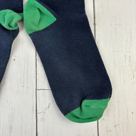 Polo Ralph Lauren Navy/Green Pony Mens Crew Dress Socks - Picture 7 of 7